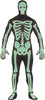 GP79340 – Halloween Skelett Einteiler Overall Grusel – Größe: 52 - 54 (L) – Farbe: Schwarz
