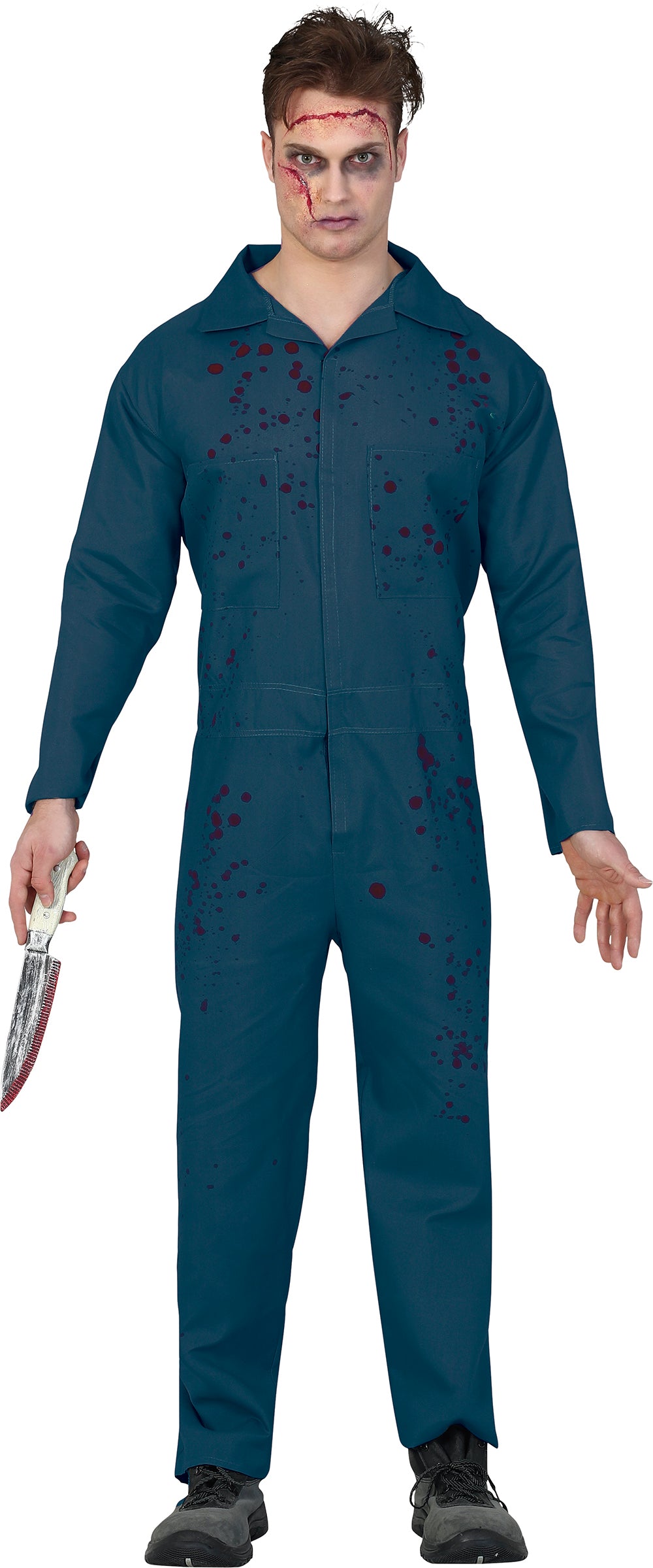 GP79347 – Halloween Killer Overall Blue – Größe: 48 - 50 (M) – Farbe: Blau
