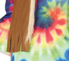 GP79363 – Hippies 60s Kostüm Bunter Look – Größe: 38 - 40 (M) – Farbe: Mehrfarbig