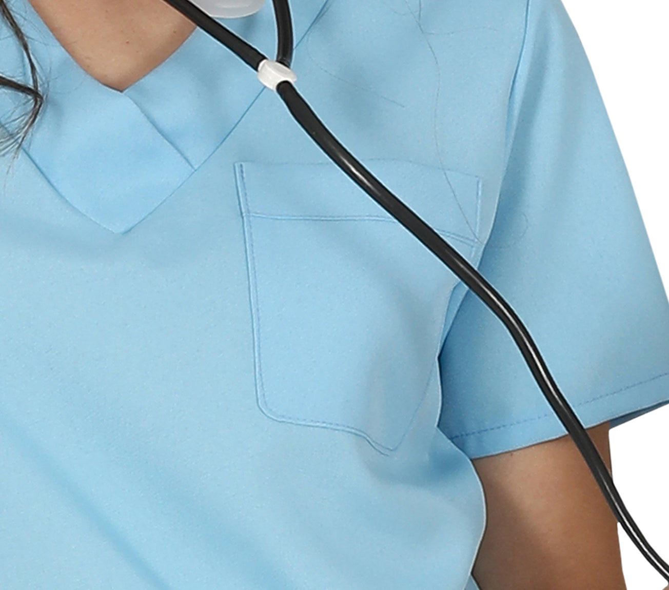 GP79366 – Krankenschwester Karnevalskostüm Faschingsoutfit – Größe: 42 - 44 (L) – Farbe: Blau
