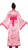 GP79375 – Asien Tradition Japan Kimono Kostüm – Größe: 38 - 40 (M) – Farbe: Pink