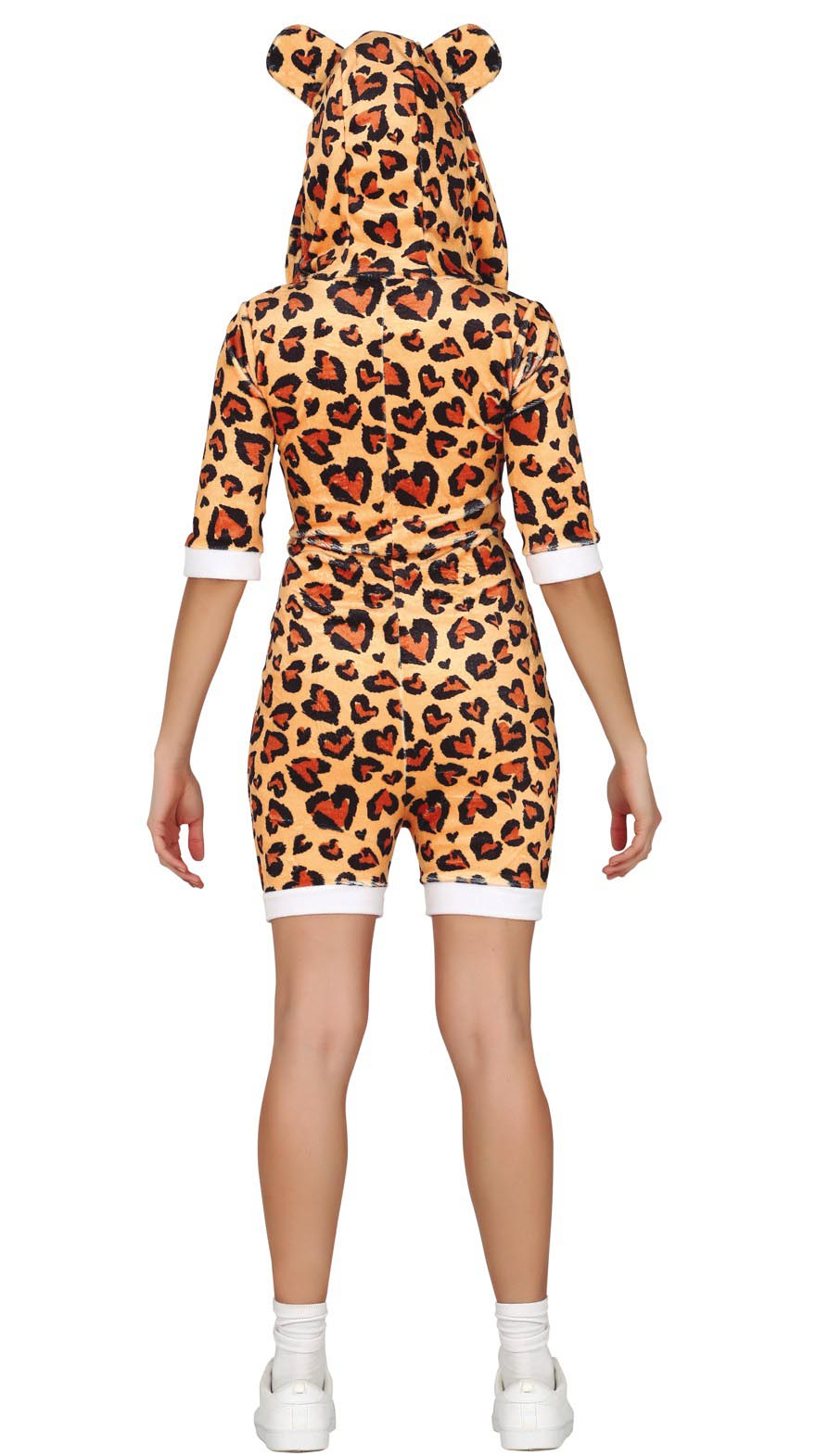 GP79390 – Leopard Tierkostüm Karneval Fasching – Größe: 42 - 44 (L) – Farbe: Braun