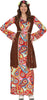GP79391 – Hippie Blumenkind 60s Karneval Retro – Größe: 38 - 40 (M) – Farbe: Braun