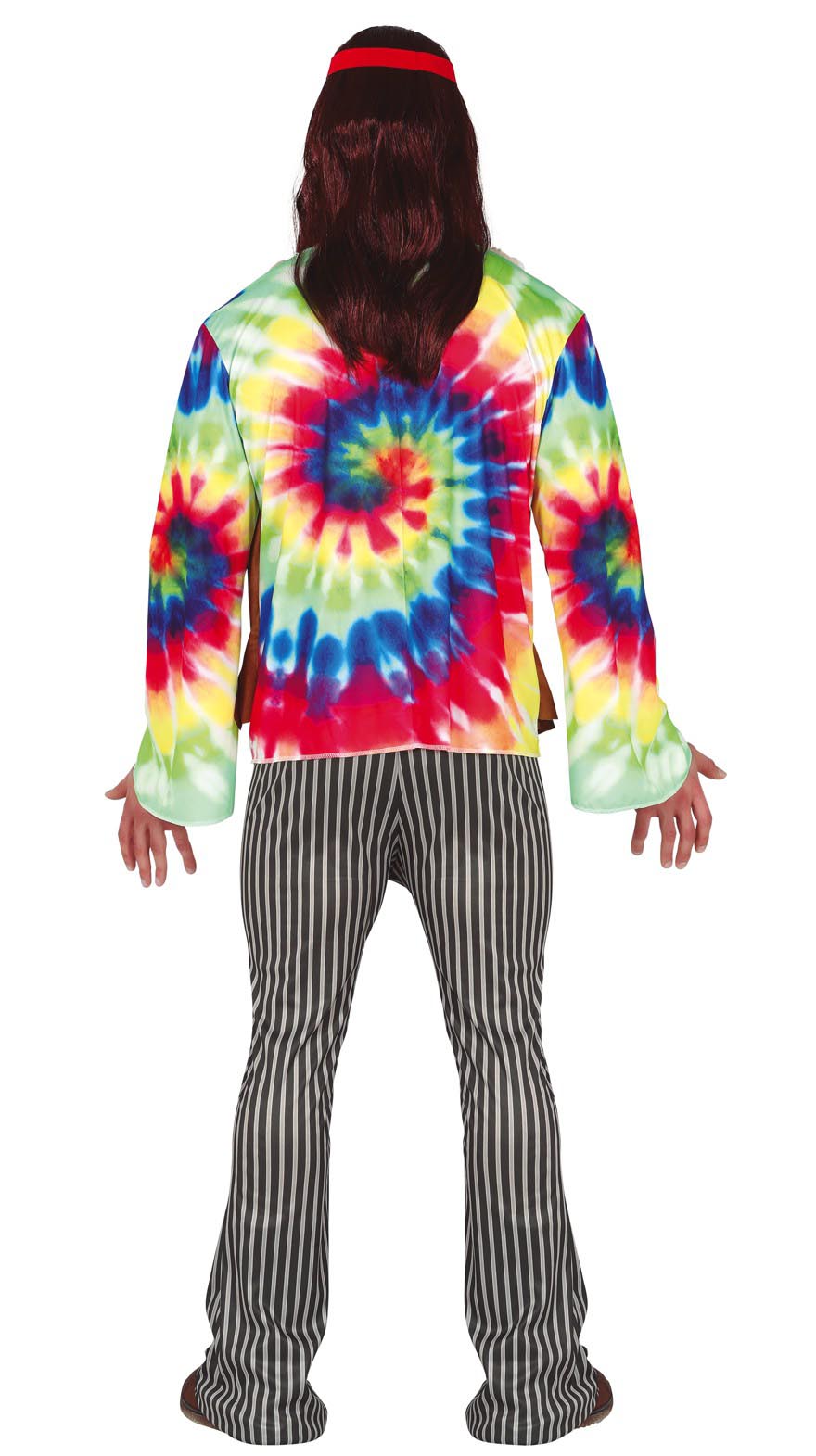 GP79406 – Hippie Kostüm 60s Festival Boho Look – Größe: 48 - 50 (M) – Farbe: Mehrfarbig