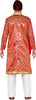 GP79408 – Wüstenprinz Sheik Tunika Karnevalskostüm – Größe: 48 - 50 (M) – Farbe: Rot