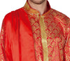 GP79408 – Wüstenprinz Sheik Tunika Karnevalskostüm – Größe: 48 - 50 (M) – Farbe: Rot