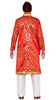 GP79408 – Wüstenprinz Sheik Tunika Karnevalskostüm – Größe: 52 - 54 (L) – Farbe: Rot