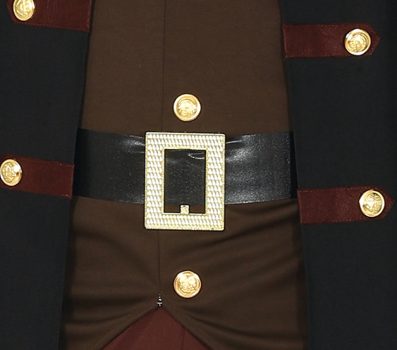 GP79410 – Pirat Karneval Abenteurer Kostüm – Größe: 48 - 50 (M) – Farbe: Braun