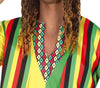 GP79412 – Rastafarian Junggesellenabschied 70er Jahre – Größe: 52 - 54 (L) – Farbe: Mehrfarbig