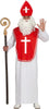 GP79419 – Nikolaus Kostüm Weihnachten Religion – Größe: 52 - 54 (L) – Farbe: Weiß