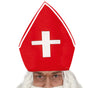 GP79419 – Nikolaus Kostüm Weihnachten Religion – Größe: 52 - 54 (L) – Farbe: Weiß