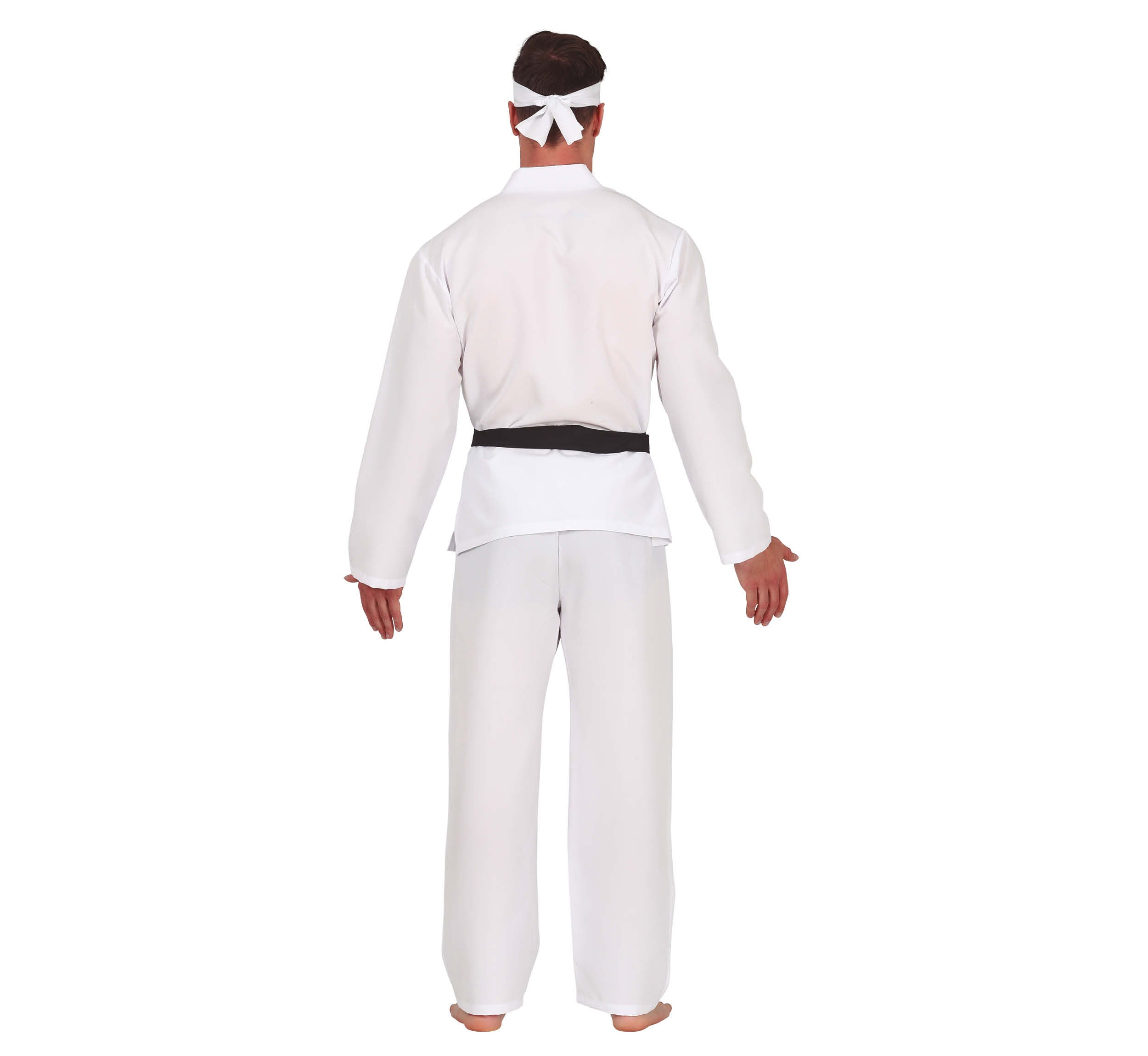 GP79420 – Ninja Karate Anzug Filmthema – Größe: 52 - 54 (L) – Farbe: Weiß