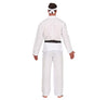 GP79420 – Ninja Karate Anzug Filmthema – Größe: 52 - 54 (L) – Farbe: Weiß