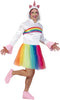 GP79422 – Einhorn Regenbogen Traum Kostüm Magische – Größe: 48 - 50 (M) – Farbe: Weiß