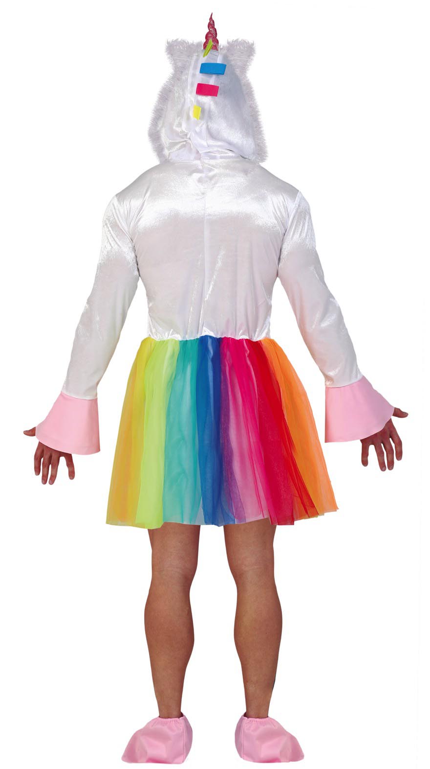 GP79422 – Einhorn Regenbogen Traum Kostüm Magische – Größe: 48 - 50 (M) – Farbe: Weiß, Ansicht 2