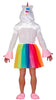 GP79422 – Einhorn Regenbogen Traum Kostüm Magische – Größe: 48 - 50 (M) – Farbe: Weiß