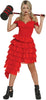 GP79440 – Clown Königin Rot Kostüm Freche – Größe: 36 - 38 (S) – Farbe: Rot