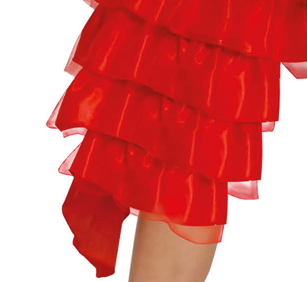 GP79440 – Clown Königin Rot Kostüm Freche – Größe: 38 - 40 (M) – Farbe: Rot