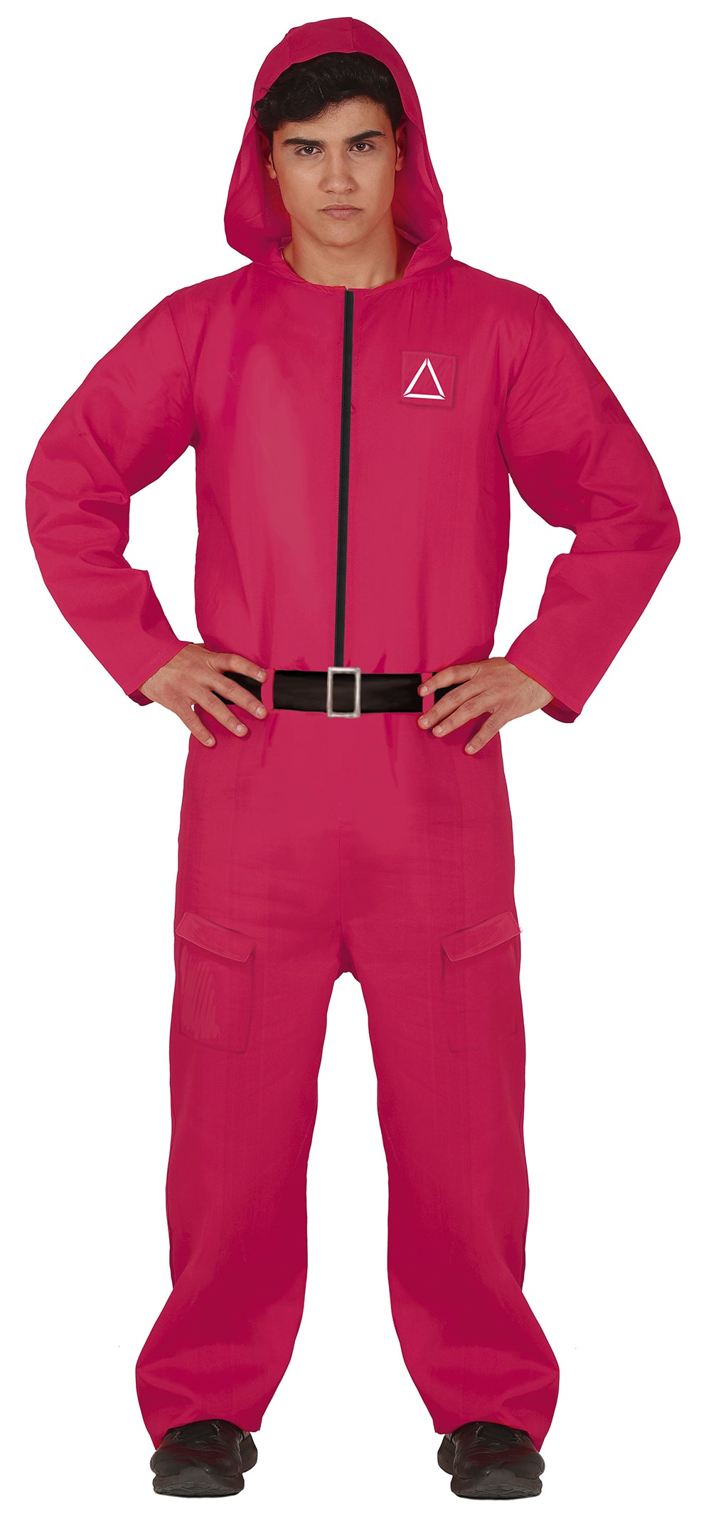 GP79443 – Film Held Kostüm Karneval Hoodie – Größe: 48 - 50 (M) – Farbe: Pink