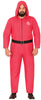 GP79443 – Film Held Kostüm Karneval Hoodie – Größe: 54 - 56 (XL) – Farbe: Pink