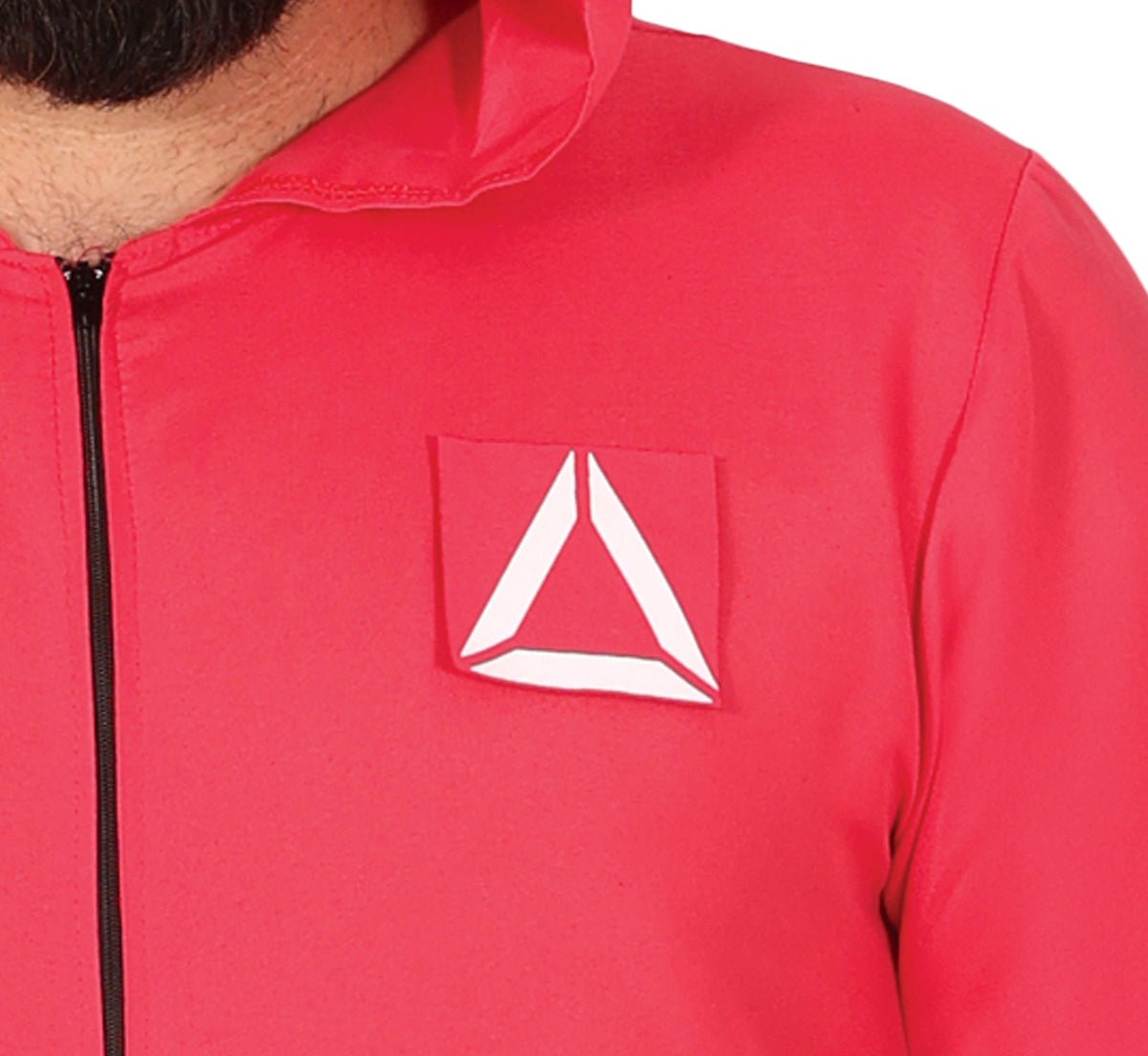 GP79443 – Film Held Kostüm Karneval Hoodie – Größe: 54 - 56 (XL) – Farbe: Pink