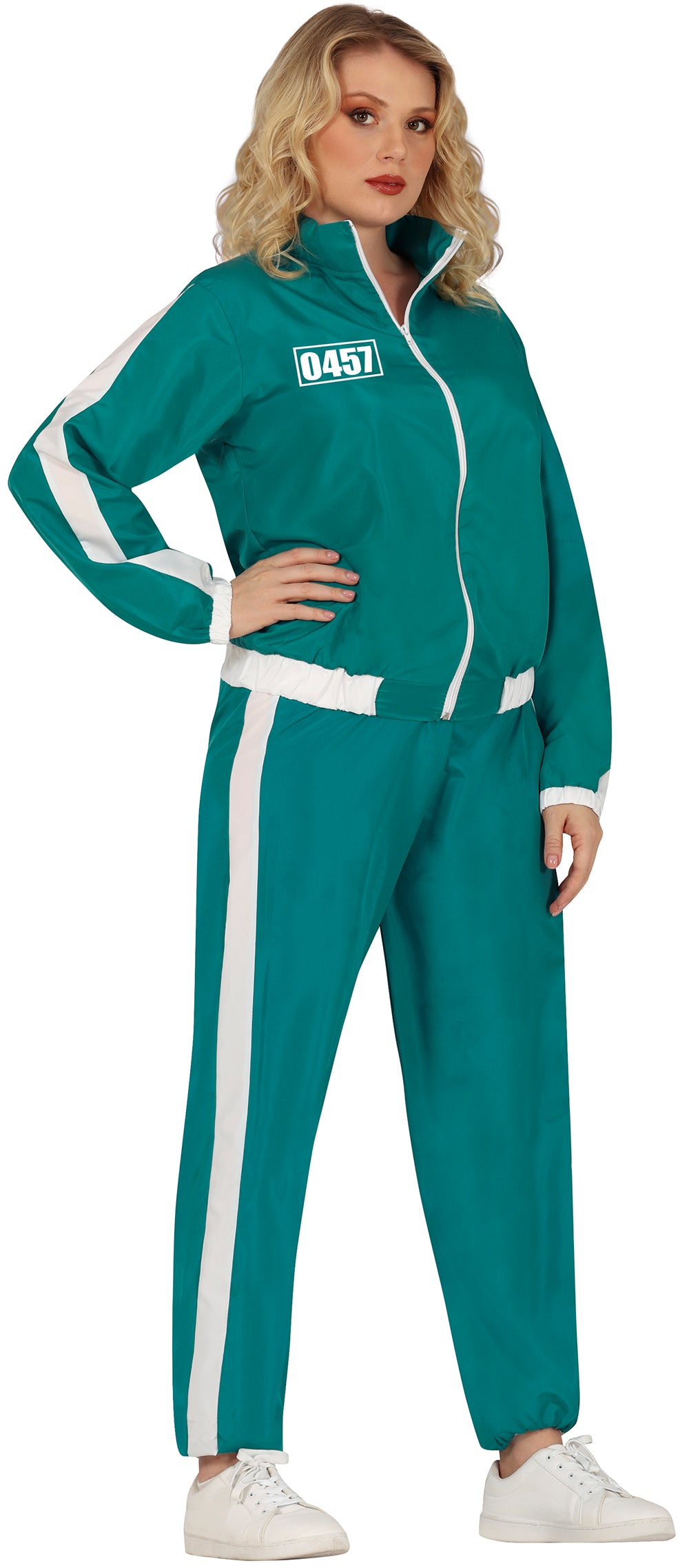 GP79453 – Film Und Sport Retro Jogginganzug Kostüm – Größe: 44 - 46 (XL) – Farbe: Grün