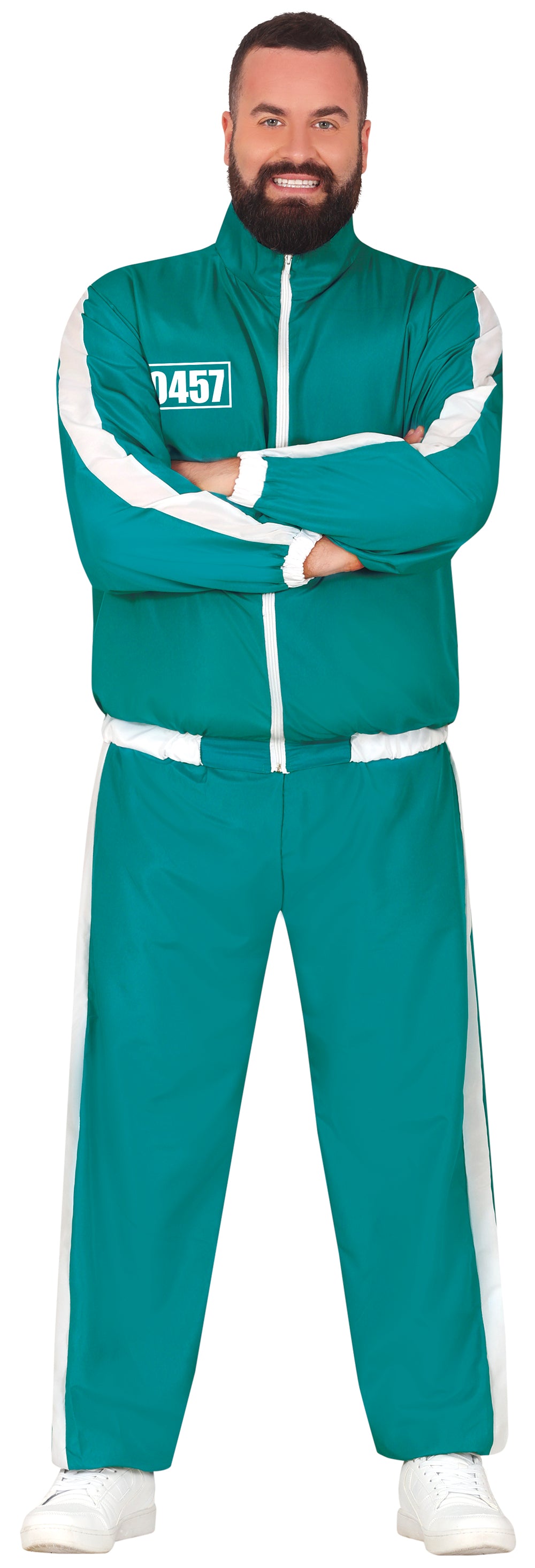 GP79448 – Film Sport Retro Jogginganzug – Größe: 54 - 56 (XL) – Farbe: Grün