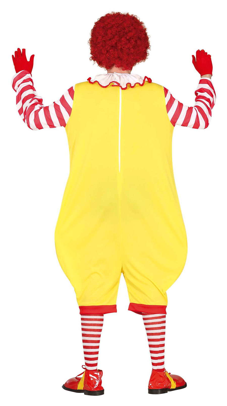 GP79470 – Clown Horror Halloween Kostüm Jumpsuit – Größe: 52 - 54 (L) – Farbe: Gelb, Ansicht 2