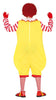 GP79470 – Clown Horror Halloween Kostüm Jumpsuit – Größe: 52 - 54 (L) – Farbe: Gelb