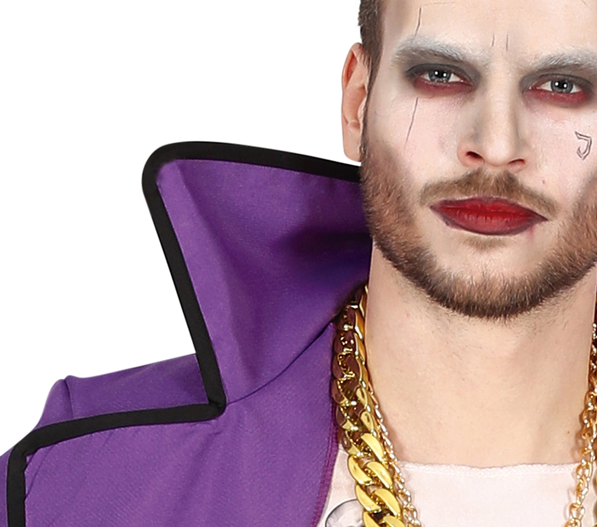 GP79475 – Halloween Bösewicht Outfit Mr Smile – Größe: 48 - 50 (M) – Farbe: Lila