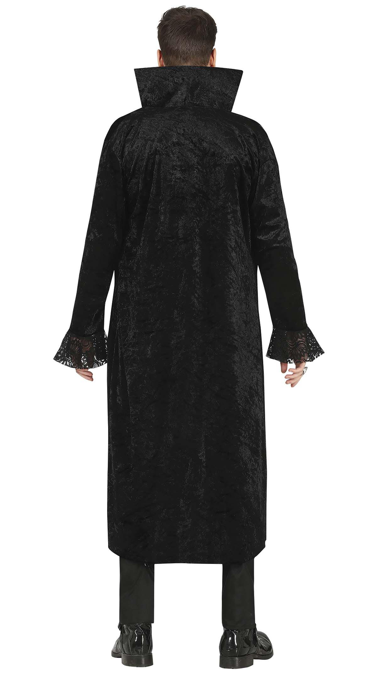 GP79479 – Vampir Halloween Mantel Eleganter Graf – Größe: 48 - 50 (M) – Farbe: Schwarz