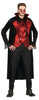GP79479 – Vampir Halloween Mantel Eleganter Graf – Größe: 52 - 54 (L) – Farbe: Schwarz