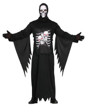 Halloween Skelett Outfit Dunkle Gestalt, Bild 1