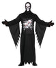 GP79485 – Halloween Skelett Outfit Dunkle Gestalt – Größe: 52 - 54 (L) – Farbe: Schwarz