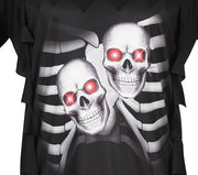 Halloween Skelett Outfit Dunkle Gestalt, Bild 4