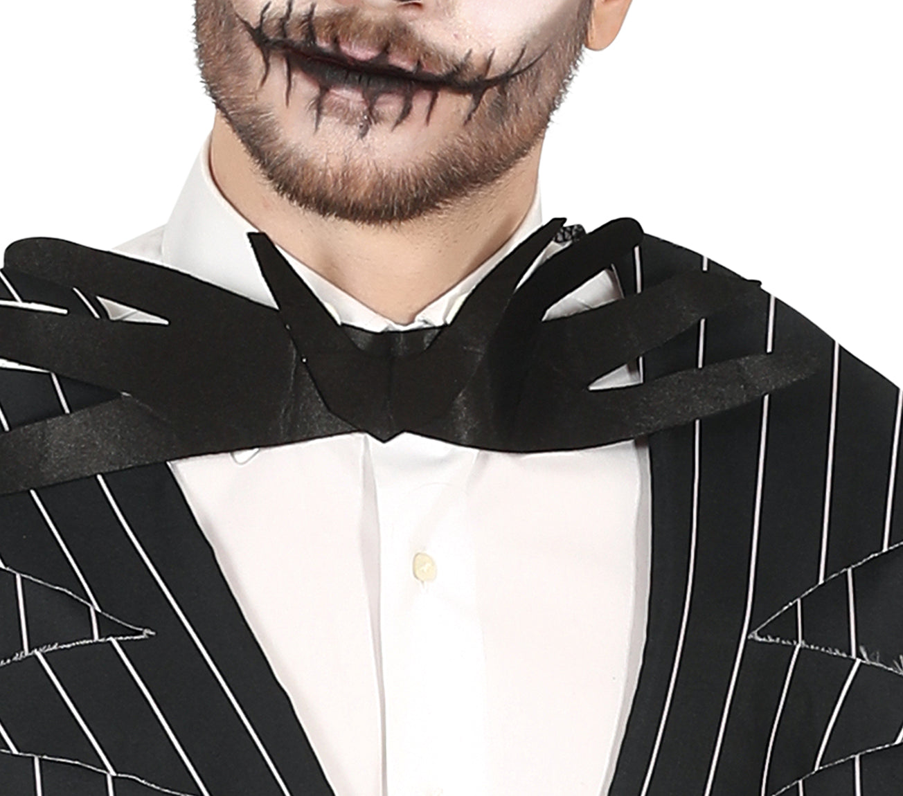 GP79488 – Skelett Gentleman Halloween Kostüm – Größe: 46 - 48 (S) – Farbe: Schwarz