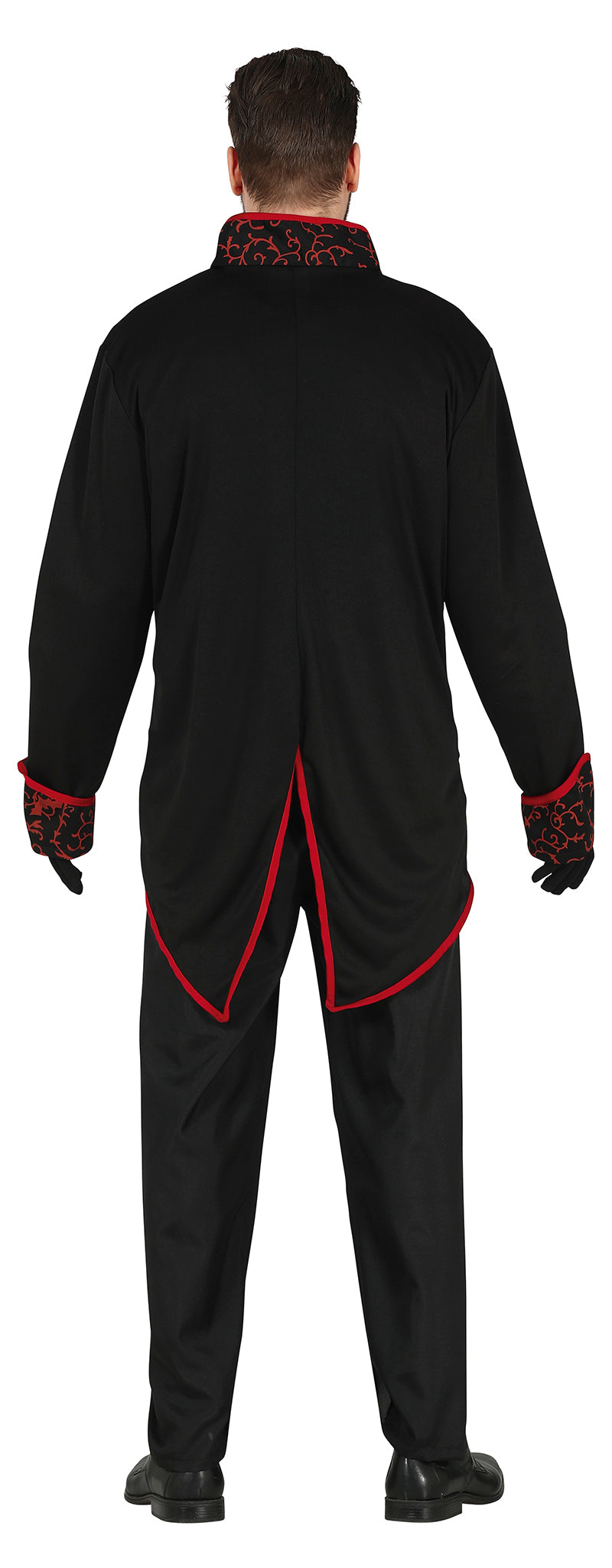 GP79496 – Vampir Kostüm Für Erwachsene Elegantes Design – Größe: 48 - 50 (M) – Farbe: Schwarz