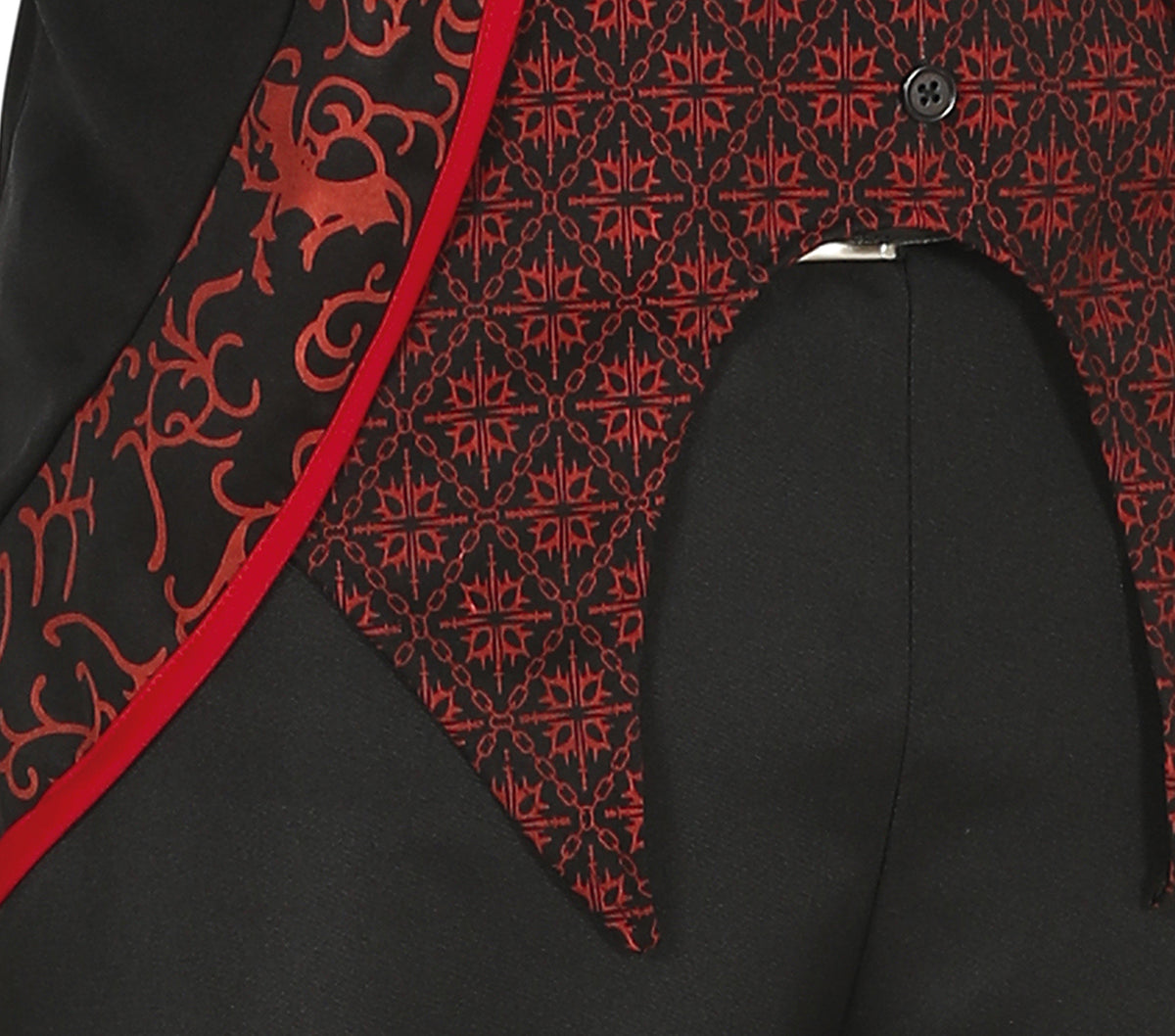 GP79496 – Vampir Kostüm Für Erwachsene Elegantes Design – Größe: 48 - 50 (M) – Farbe: Schwarz