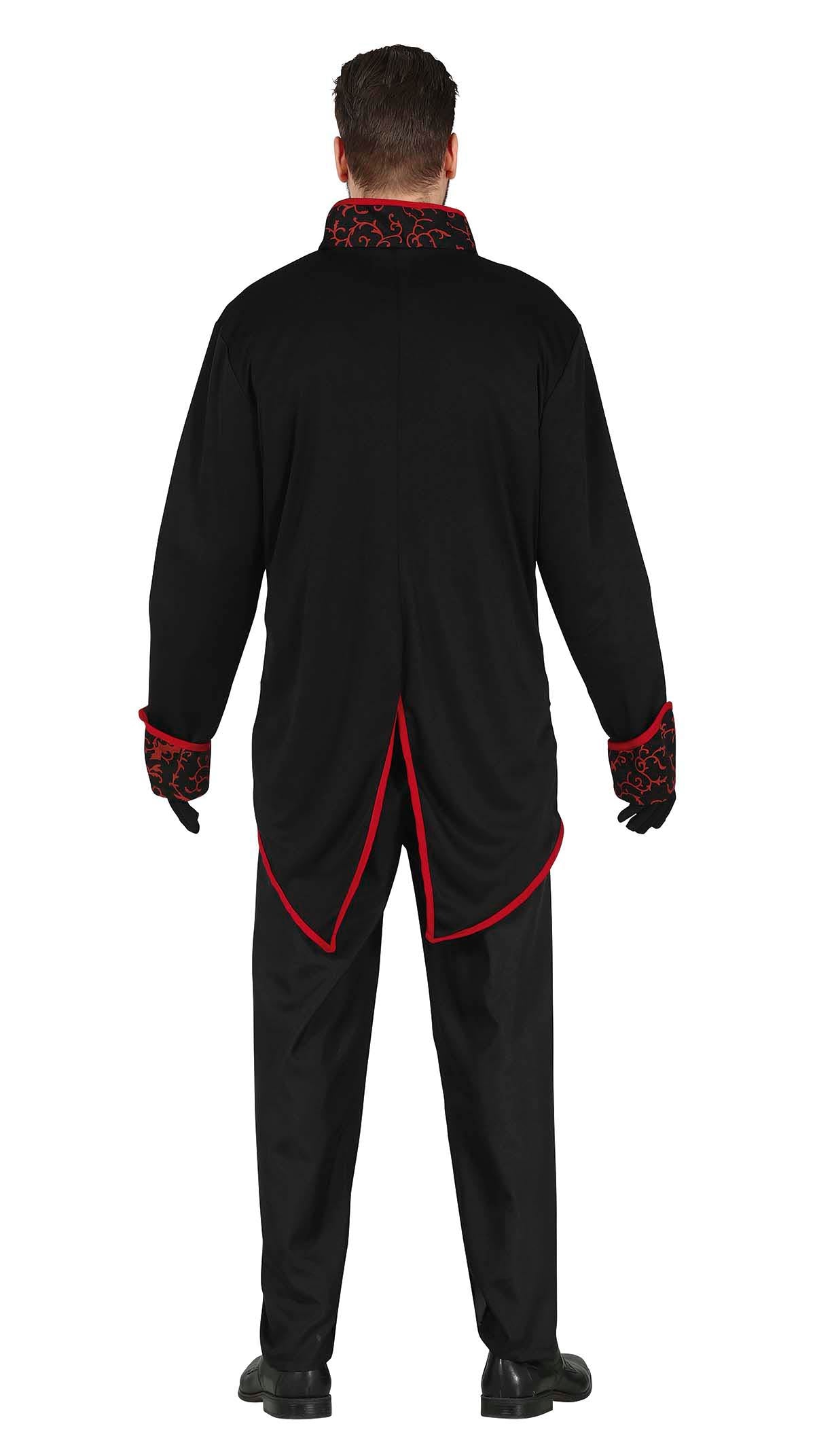 GP79496 – Vampir Kostüm Für Erwachsene Elegantes Design – Größe: 52 - 54 (L) – Farbe: Schwarz
