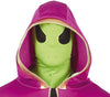 GP79503 – Alien Für Halloween Grusel Event – Größe: 52 - 54 (L) – Farbe: Lila