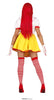 GP79508 – Clown Schreckgespenst Halloween Horrorkostüm – Größe: 38 - 40 (M) – Farbe: Gelb