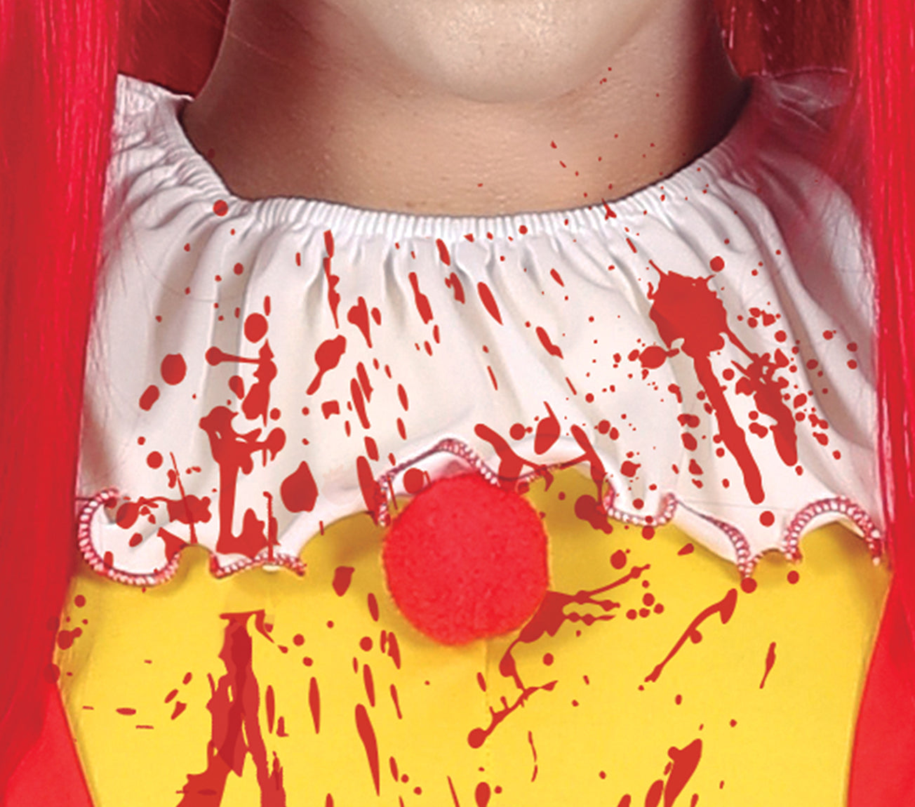 GP79508 – Clown Schreckgespenst Halloween Horrorkostüm – Größe: 38 - 40 (M) – Farbe: Gelb