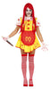 GP79508 – Clown Schreckgespenst Halloween Horrorkostüm – Größe: 42 - 44 (L) – Farbe: Gelb