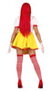 GP79508 – Clown Schreckgespenst Halloween Horrorkostüm – Größe: 42 - 44 (L) – Farbe: Gelb