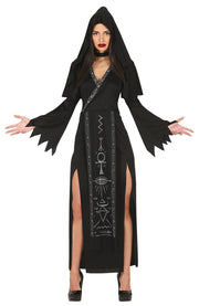 Halloween Priesterin Gewand Kapuze, Bild 6