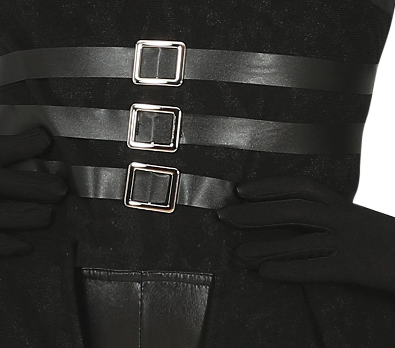 GP79516 – Halloween Zauberhafte Gothic Tunika – Größe: 38 - 40 (M) – Farbe: Schwarz