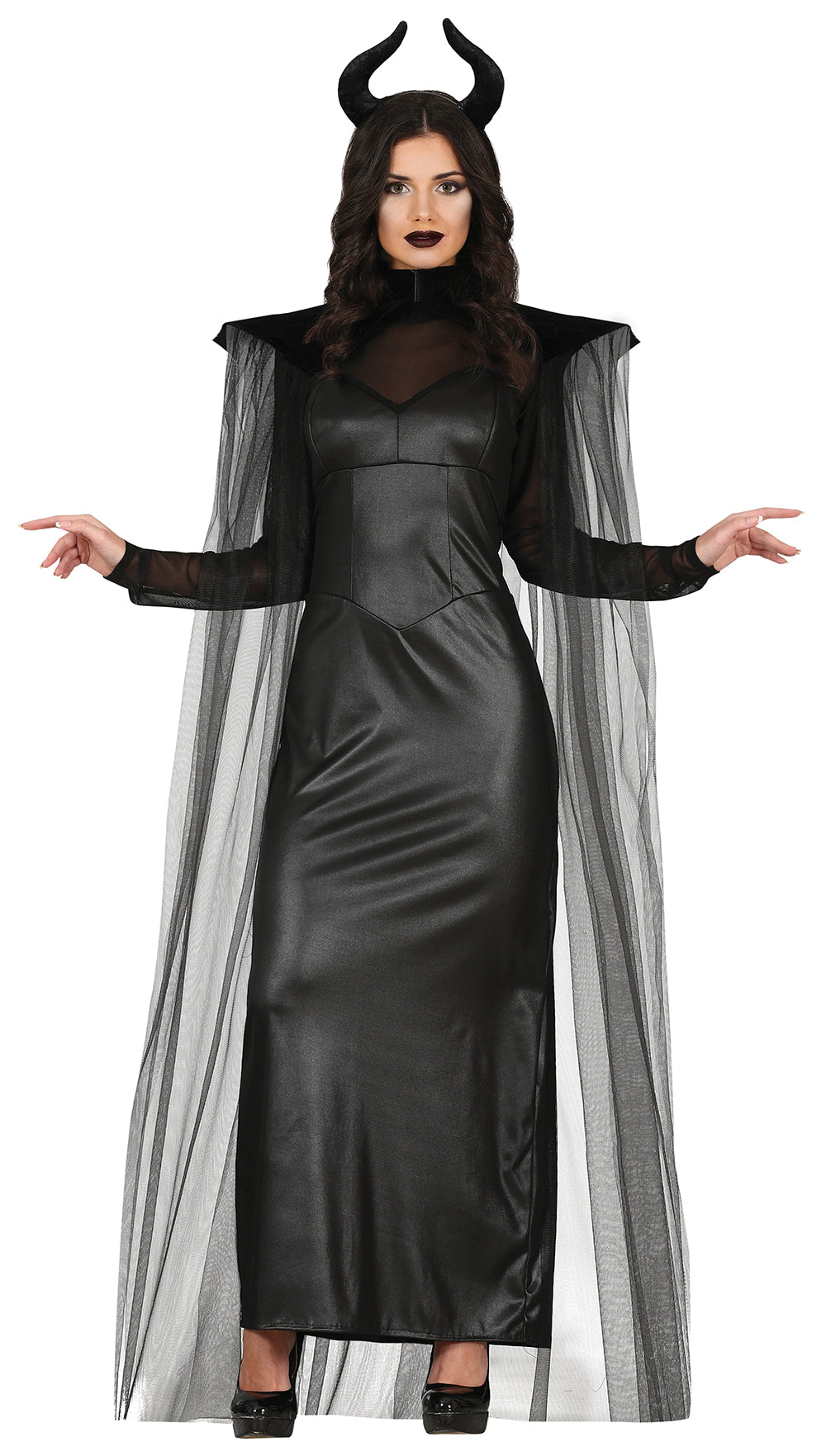 GP79531 – Film Hexe Halloween Outfit – Größe: 38 - 40 (M) – Farbe: Schwarz