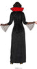 GP79536 – Vampir Königin Kleid Schwarz Rot – Größe: 38 - 40 (M) – Farbe: Schwarz
