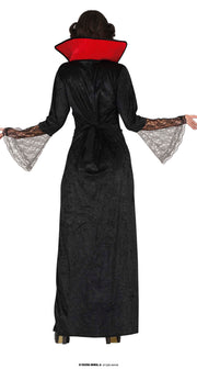 Vampir Königin Kleid Schwarz Rot, Bild 10