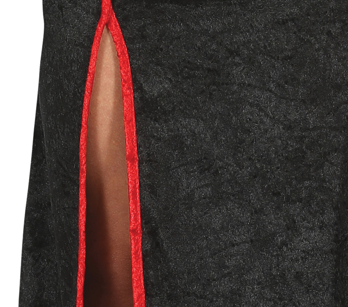 GP79536 – Vampir Königin Kleid Schwarz Rot – Größe: 42 - 44 (L) – Farbe: Schwarz